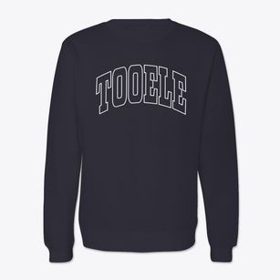 Tooele Utah Trendy Block Crewneck Sweatshirt