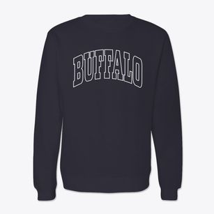 Buffalo Iowa Trendy Block Crewneck Sweatshirt