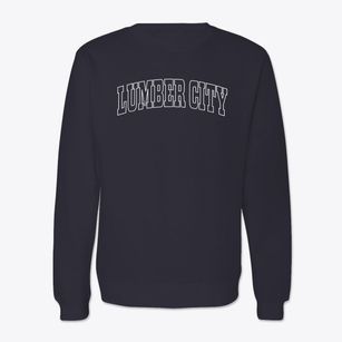 Lumber City Georgia Trendy Block Crewneck Sweatshirt