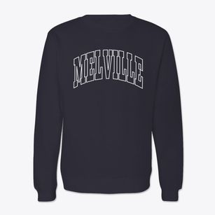 Melville Louisiana Trendy Block Crewneck Sweatshirt