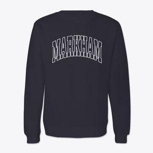 Markham Texas Trendy Block Crewneck Sweatshirt
