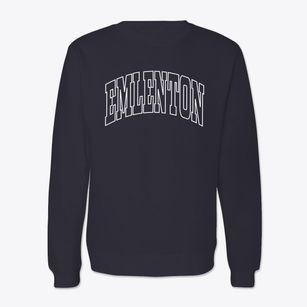Emlenton Pennsylvania Trendy Block Crewneck Sweatshirt