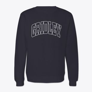 Gridley Kansas Trendy Block Crewneck Sweatshirt