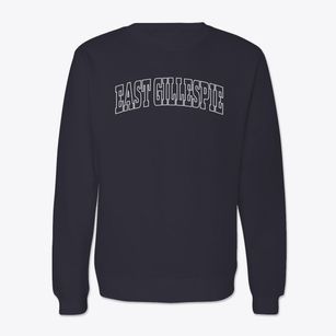 East Gillespie Illinois Trendy Block Crewneck Sweatshirt