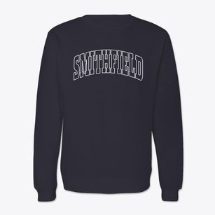Smithfield Illinois Trendy Block Crewneck Sweatshirt