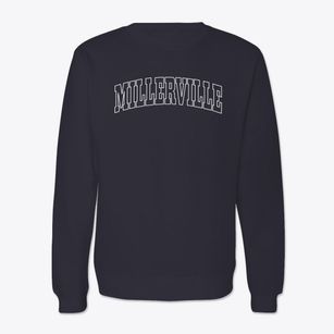 Millerville Minnesota Trendy Block Crewneck Sweatshirt