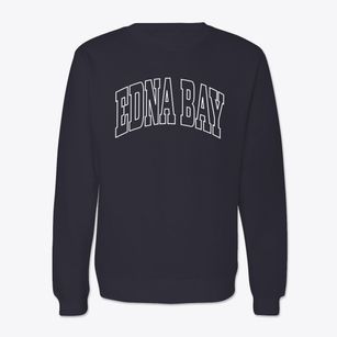 Edna Bay Alaska Trendy Block Crewneck Sweatshirt