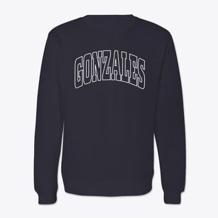 Gonzales Louisiana Trendy Block Crewneck Sweatshirt