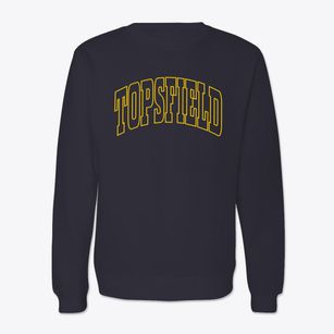 Topsfield Massachusetts Trendy Block Crewneck Sweatshirt