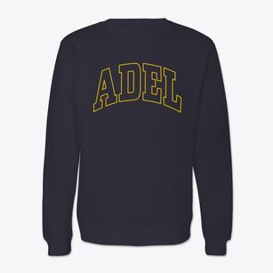 Adel Iowa Trendy Block Crewneck Sweatshirt