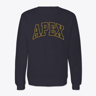 Apex North Carolina Trendy Block Crewneck Sweatshirt