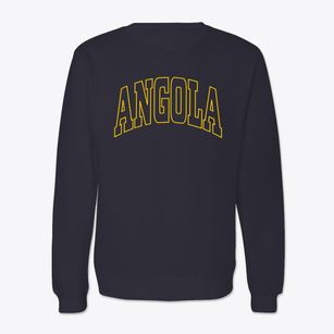 Angola New York Trendy Block Crewneck Sweatshirt