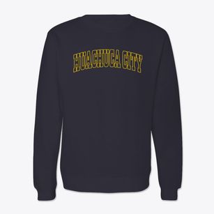 Huachuca City Arizona Trendy Block Crewneck Sweatshirt