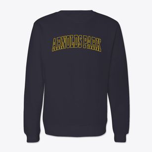 Arnolds Park Iowa Trendy Block Crewneck Sweatshirt