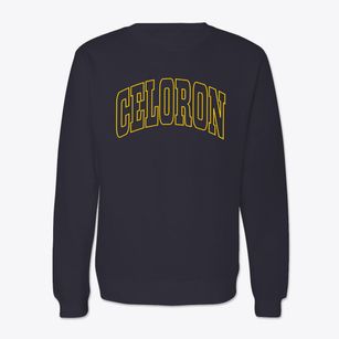Celoron New York Trendy Block Crewneck Sweatshirt