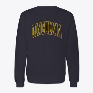 Lincolnia Virginia Trendy Block Crewneck Sweatshirt