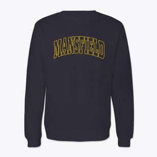 Mansfield New York Trendy Block Crewneck Sweatshirt