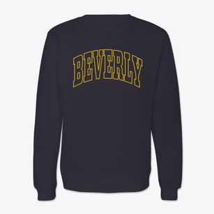 Beverly West Virginia Trendy Block Crewneck Sweatshirt
