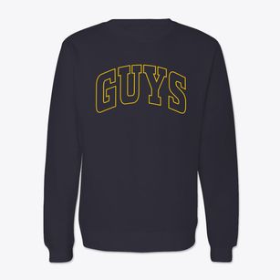Guys Tennessee Trendy Block Crewneck Sweatshirt