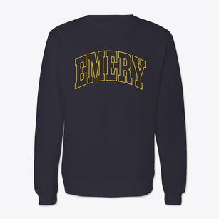 Emery South Dakota Trendy Block Crewneck Sweatshirt
