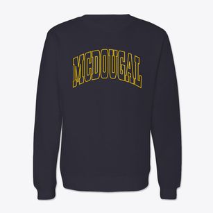 Mcdougal Arkansas Trendy Block Crewneck Sweatshirt