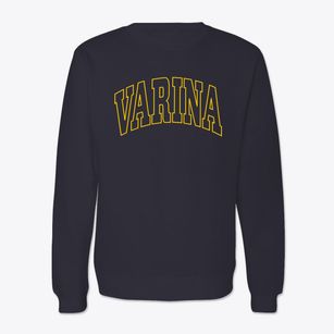 Varina Iowa Trendy Block Crewneck Sweatshirt