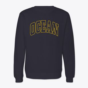 Ocean Maryland Trendy Block Crewneck Sweatshirt