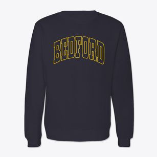Bedford Ohio Trendy Block Crewneck Sweatshirt