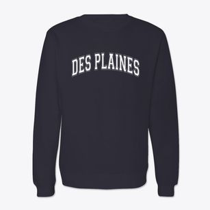 Des Plaines Illinois Varsity Crewneck Sweatshirt