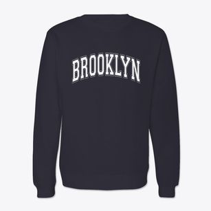 Brooklyn Wisconsin Varsity Crewneck Sweatshirt