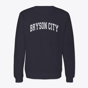 Bryson City North Carolina Varsity Crewneck Sweatshirt