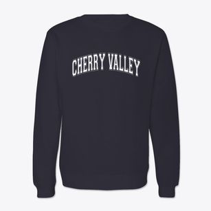 Cherry Valley New York Varsity Crewneck Sweatshirt