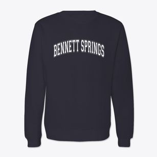 Bennett Springs Missouri Varsity Crewneck Sweatshirt