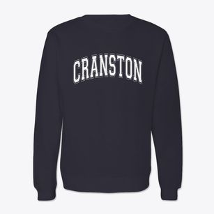 Cranston Rhode Island Varsity Crewneck Sweatshirt