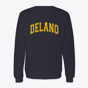 Delano California Varsity Crewneck Sweatshirt