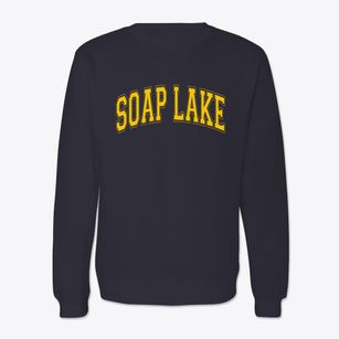 Soap Lake Washington Varsity Crewneck Sweatshirt