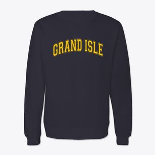 Grand Isle Louisiana Varsity Crewneck Sweatshirt