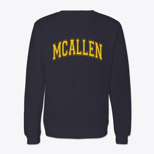 Mcallen Texas Varsity Crewneck Sweatshirt