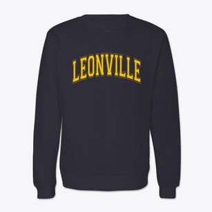 Leonville Louisiana Varsity Crewneck Sweatshirt