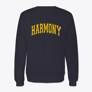 Harmony Maine Varsity Crewneck Sweatshirt