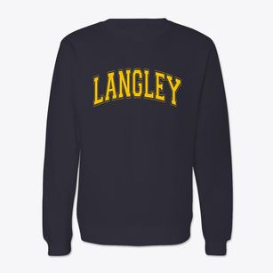 Langley Oklahoma Varsity Crewneck Sweatshirt