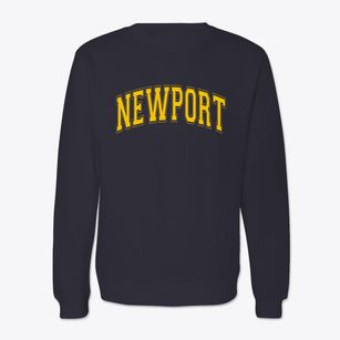 Newport Wisconsin Varsity Crewneck Sweatshirt