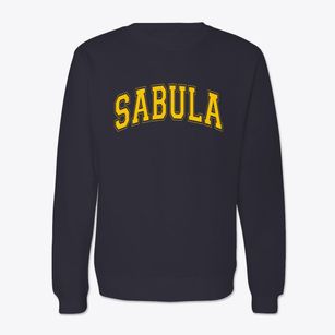Sabula Iowa Varsity Crewneck Sweatshirt