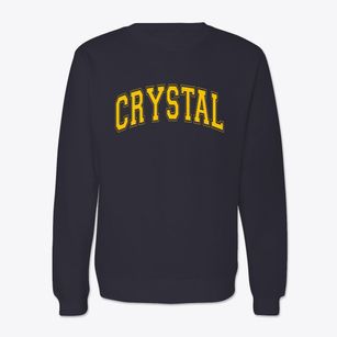 Crystal New Mexico Varsity Crewneck Sweatshirt