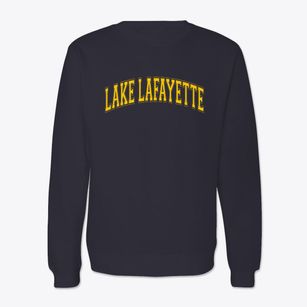 Lake Lafayette Missouri Varsity Crewneck Sweatshirt