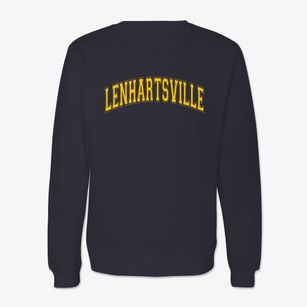 Lenhartsville Pennsylvania Varsity Crewneck Sweatshirt