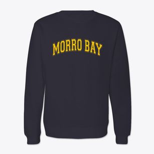 Morro Bay California Varsity Crewneck Sweatshirt