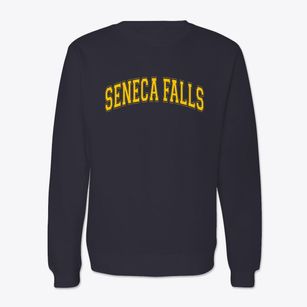 Seneca Falls New York Varsity Crewneck Sweatshirt