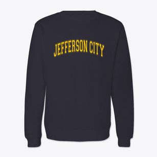 Jefferson City Tennessee Varsity Crewneck Sweatshirt
