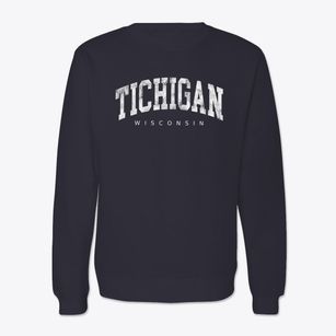 Tichigan Wisconsin Urban Vibe Crewneck Sweatshirt